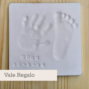 Huella bebé en cerámica - Vale regalo